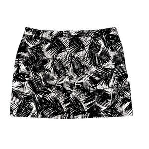 Mario Serrani cute & comfy palm print stretchy skirt/skort. Women’s size L
